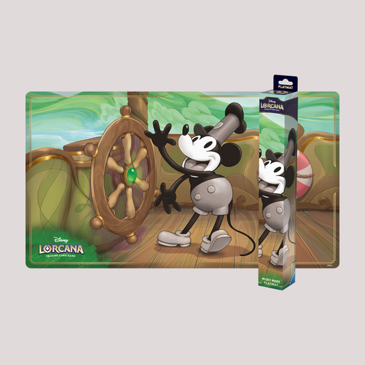 Disney Lorcana - The First Chapter Playmat: Mickey Mouse (Steamboat Willie)