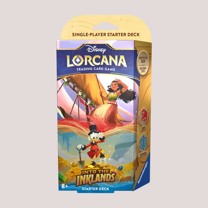  Disney Lorcana - Into the Inklands Starter Deck: Ruby & Sapphire