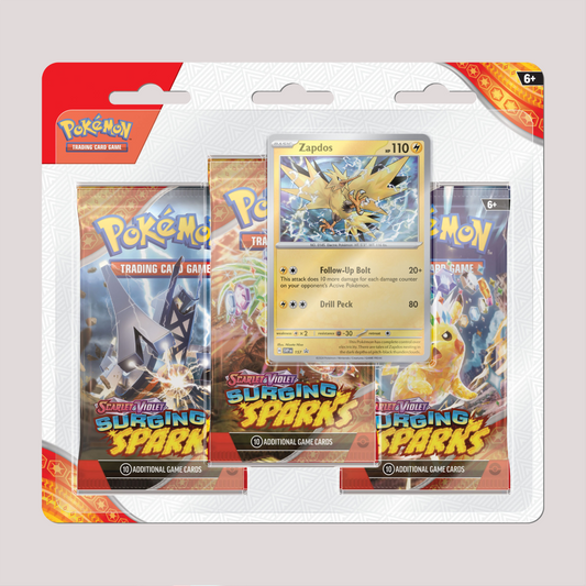 Pokemon Surging Sparks Premium Pack Blisters Zapdos