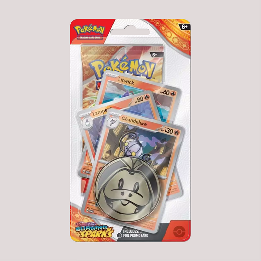 Pokemon Surging Sparks Premium Checklane Blisters Chandelure