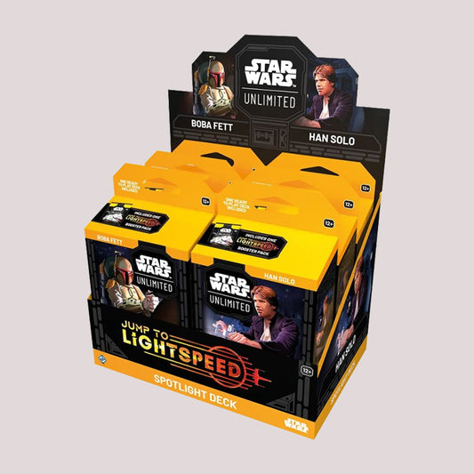 Star Wars: Unlimited - Jump to Lightspeed Spotlight Deck Display (6 decks)